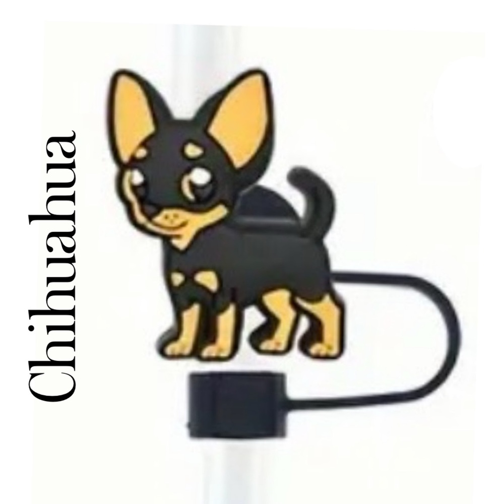 Dog/Puppy Straw Topper. Fits 10mm straw, NEW, Dust/Bug/Germ Proof your C…